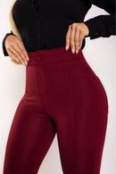 Calça Flare Básica com Bolsos Empina Bumbum