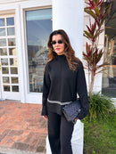 Conjunto de Tricô com Suéter Mullet Gola Alta e Calça Confortável – Kim