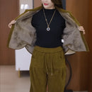 Conjunto Moscou™ Em Cotelê Super Macio / Acabamento Peluciado e Charme para o Inverno!