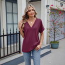 (PAGUE 1 LEVE 2) Blusa Elvara™ com Decote V e Estilo Atemporal