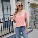 (PAGUE 1 LEVE 2) Blusa Elvara™ com Decote V e Estilo Atemporal