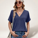 (PAGUE 1 LEVE 2) Blusa Elvara™ com Decote V e Estilo Atemporal