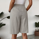Shorts Saia Aurora™ em Linho de Algodão com Conforto Premium