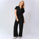 Conjunto Valena™ com Amarração de Laço e Pantalona Fluida